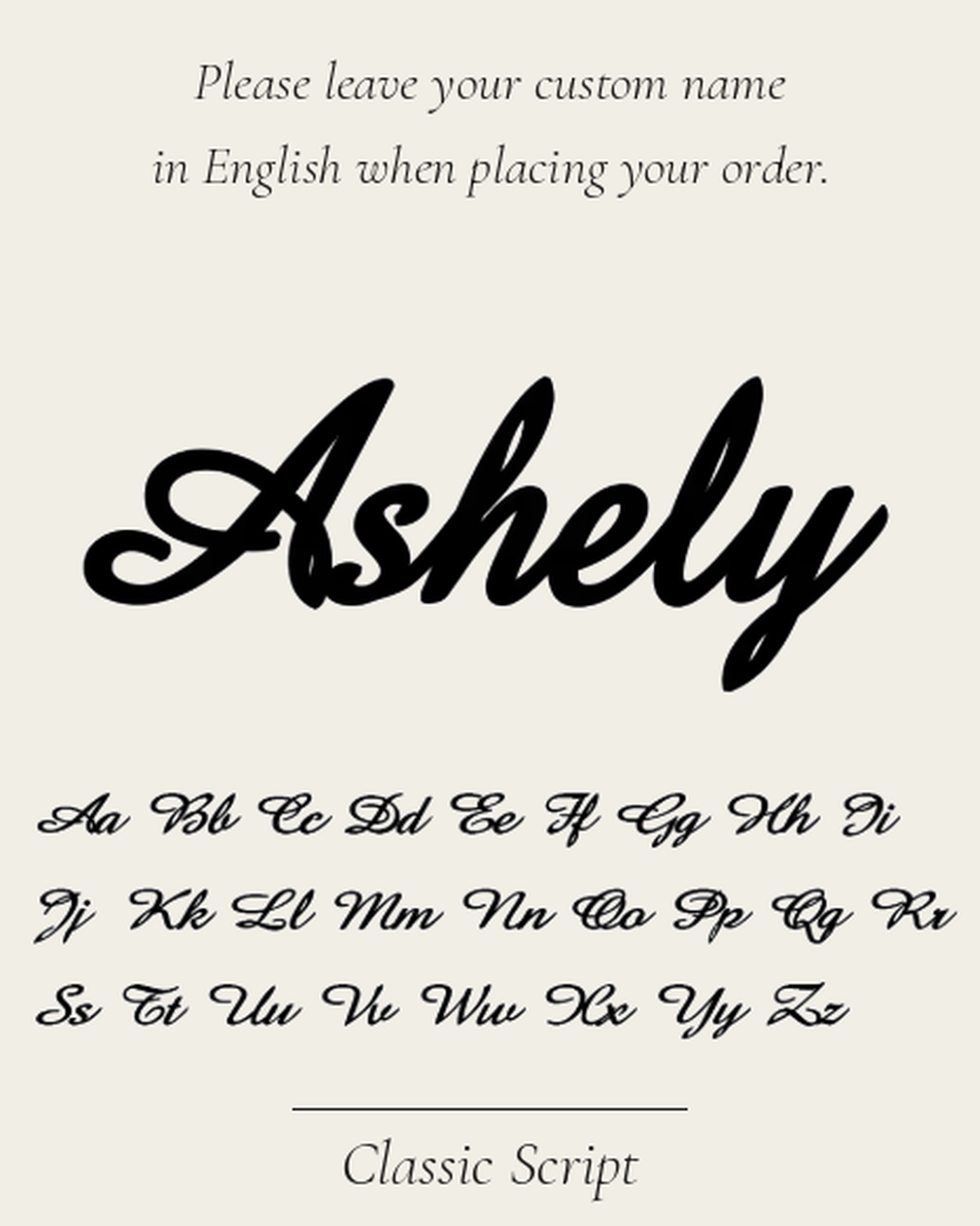 Personalized Name Necklace
