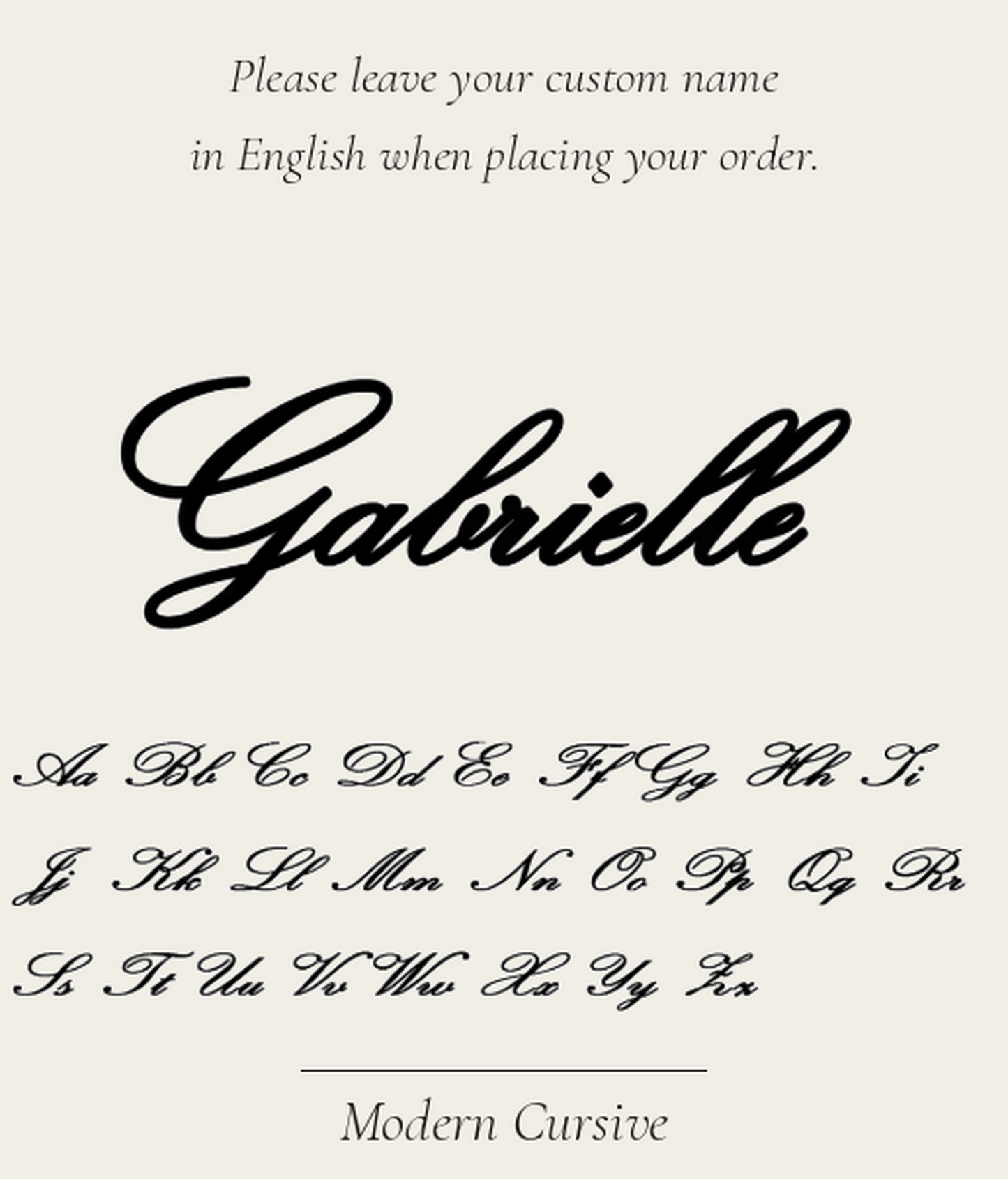 Personalized Name Necklace